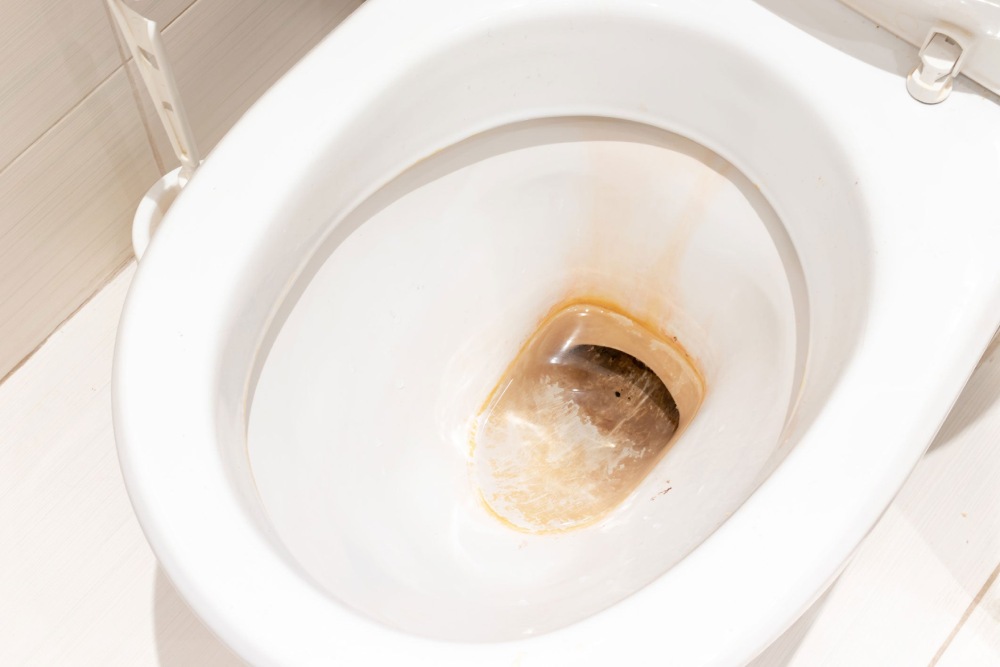 از بین بردن لکه و سیاهی کاسه توالت