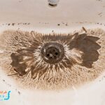 گرفتگی لوله فاضلاب با شن و ماسه